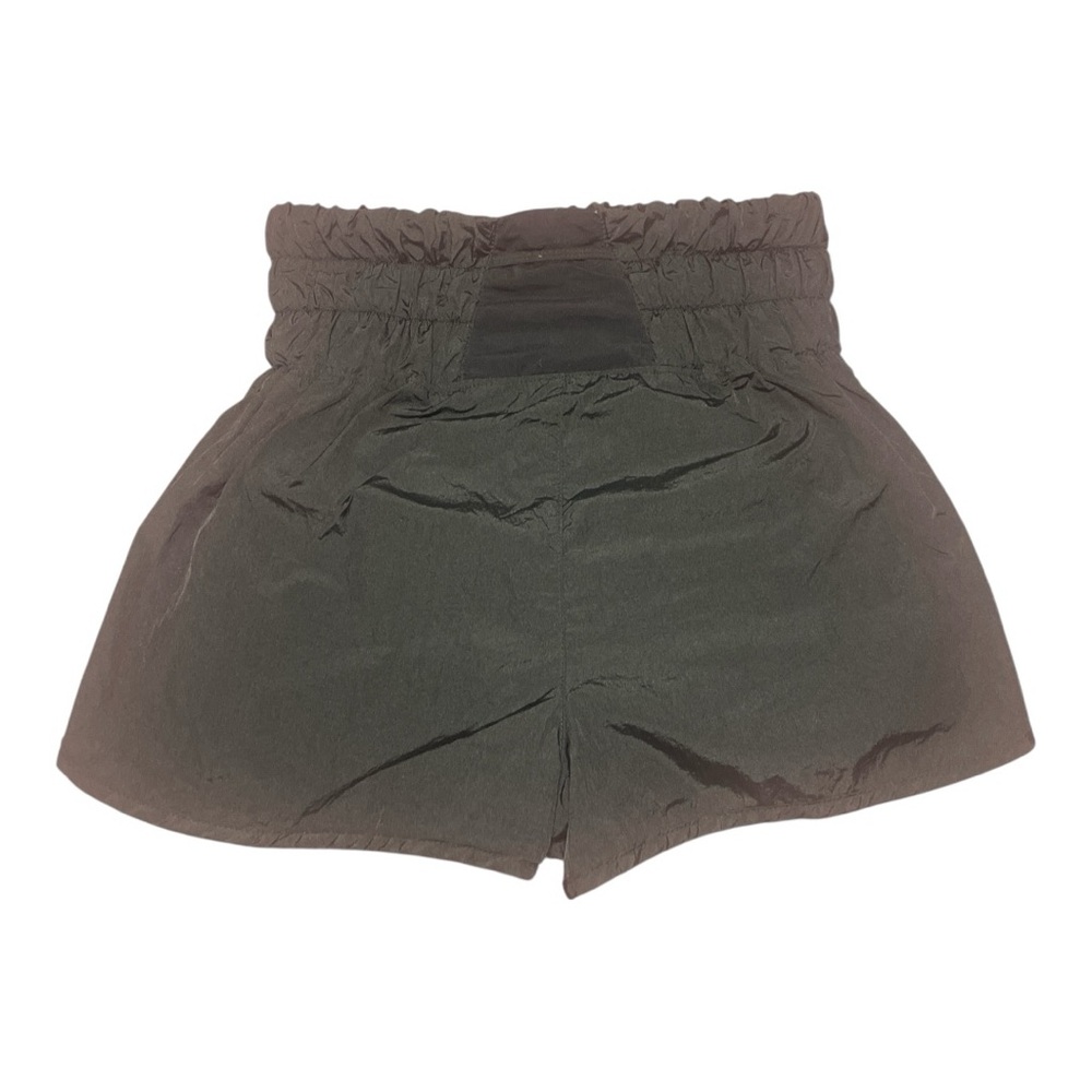Free People Movement | The Way Home High Rise Smocked Shorts | Black | L - Picture 2 of 7
